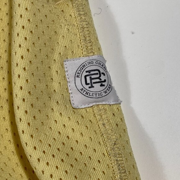 Reigning Champ Gym Athletic Mesh Short Yellow Size XL - Picture 2 of 10